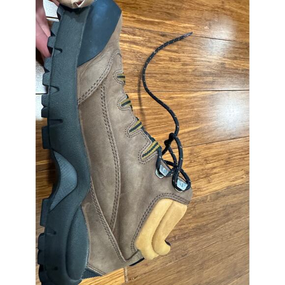 The North Face Leather Hiking Boots Men’s 9.5 Brown Mid Trail Outdoor Trek Shoes main image 8